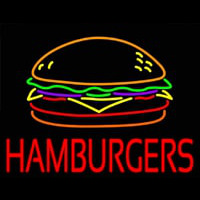 Hamburgers Neontábla