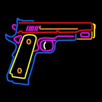 Hand Gun Neontábla