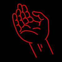 Hand Neontábla