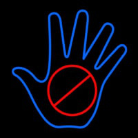 Hand Neontábla