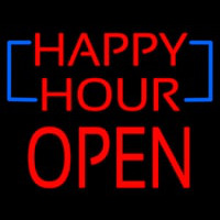 Happy Hour Block Open Neontábla