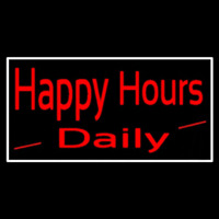 Happy Hours Daily Neontábla