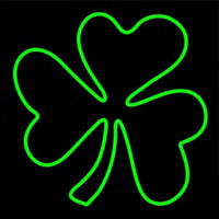 Happy St Patricks Day Shamrock Neontábla