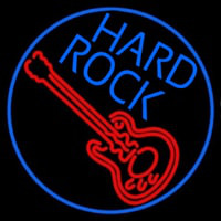 Hard Rock Guitar  Neontábla