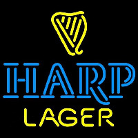 Harp Lager 2 with Harp Neontábla