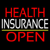 Health Insurance Open Neontábla