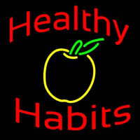 Healthy Habits Neontábla