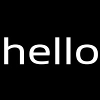 Hello Neontábla