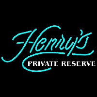 Henrys Private Reserve Beer Sign Neontábla