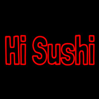 Hi Sushi Neontábla