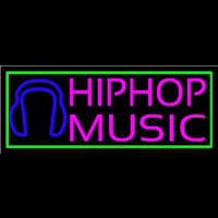 Hip Hop Music With Line Neontábla