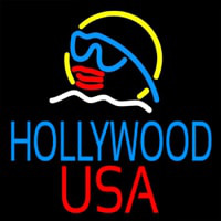 Hollywood Usa Neontábla