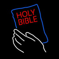 Holy Bible Neontábla