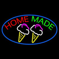 Home Made Ice Cream Cone Neontábla