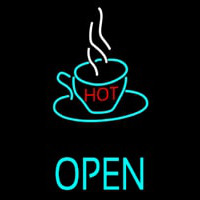 Hot Cup Tea Neontábla