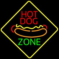 Hot Dog Zone Neontábla