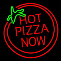 Hot Pizza Now Neontábla