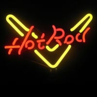 Hot Rod Desktop Neontábla