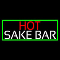 Hot Sake Bar With Green Border Neontábla