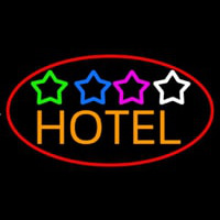 Hotel With Stars Neontábla