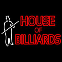 House Of Billiards Neontábla