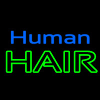 Human Hair Neontábla