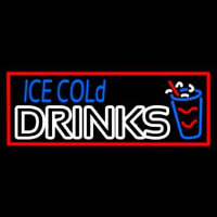 Ice Cold Drinks Neontábla