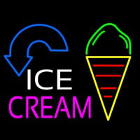 Ice Cream Arrow Neontábla