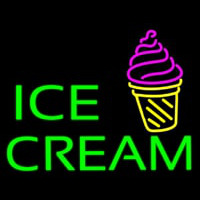 Ice Cream Cone Image Neontábla