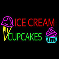 Ice Cream Cupcakes Neontábla