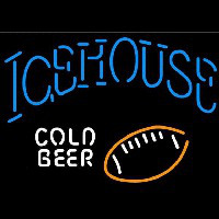 Icehouse Football Cold Beer Sign Neontábla