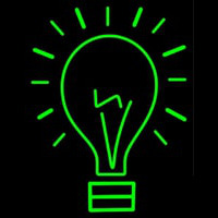 Idea Concept Bulb Neontábla