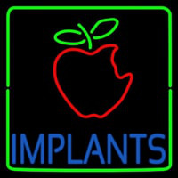 Implants With Apple Logo Neontábla