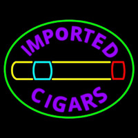 Imported Cigars With Graphic Neontábla