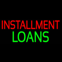 Installment Loans Neontábla