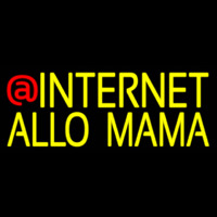 Internet Allo Mama Neontábla