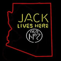 Jack Daniels Jack Lives Here Arizona Neontábla