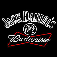 Jack Daniels with Budweiser Neontábla