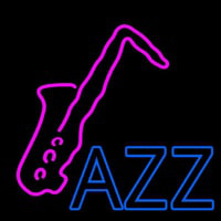 Jazz With Logo Neontábla