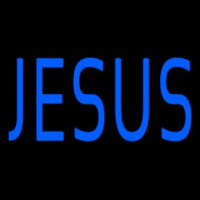 Jesus Blue Neontábla