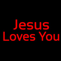 Jesus Loves You Neontábla