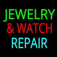 Jewelry And Watch Repair Block Neontábla