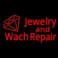 Jewelry And Watch Repair Diamond Logo Neontábla