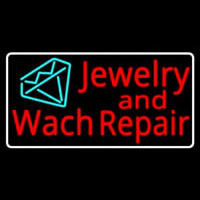 Jewelry And Watch Repair Turquoise Diamond Logo Neontábla