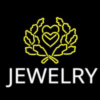 Jewelry Block Logo Neontábla