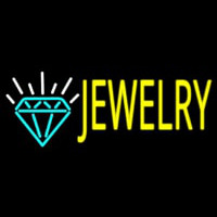 Jewelry Logo Block Neontábla