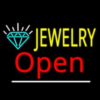 Jewelry Open Logo Neontábla