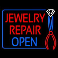 Jewelry Repair Open Block Neontábla