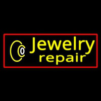 Jewelry Repair Red Border Neontábla