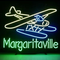 Jimmy Buffett Margaritaville Airplane Sör Kocsma Nyitva Neontábla